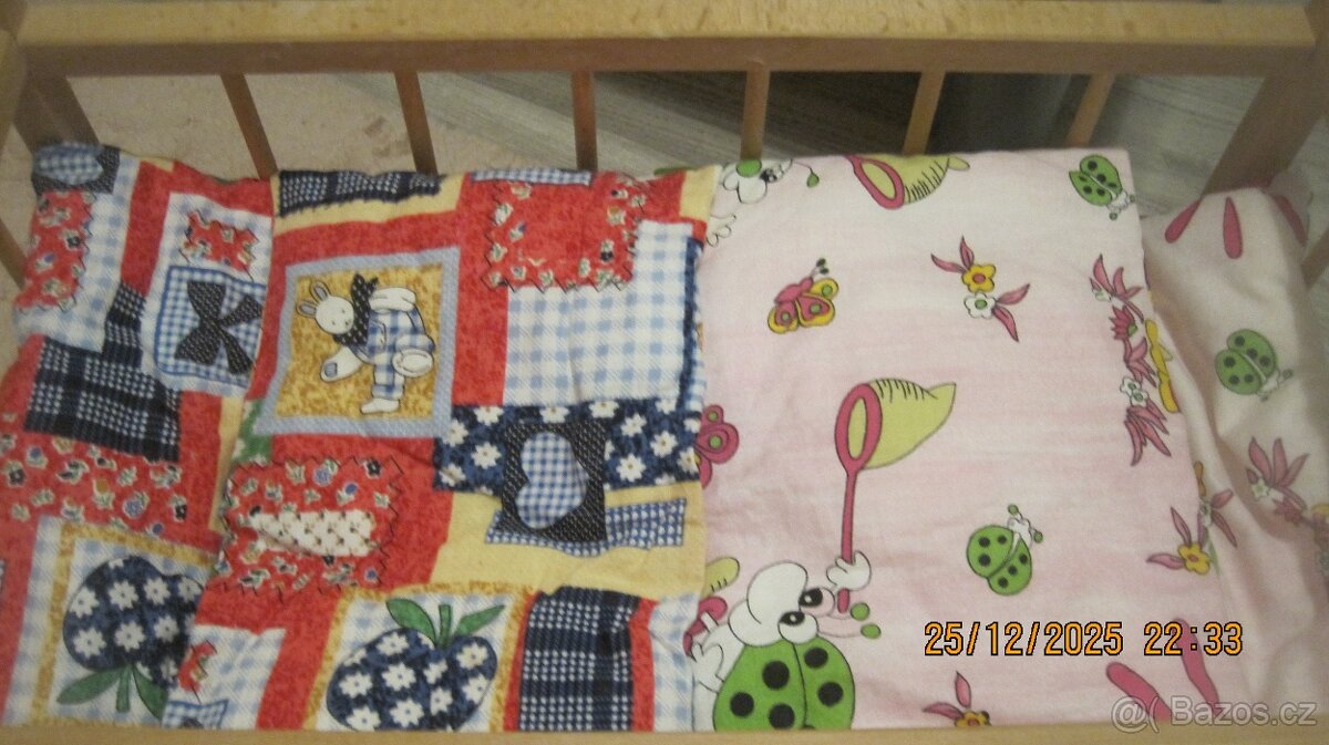 Dřevěná postýlka pro panenku - 2