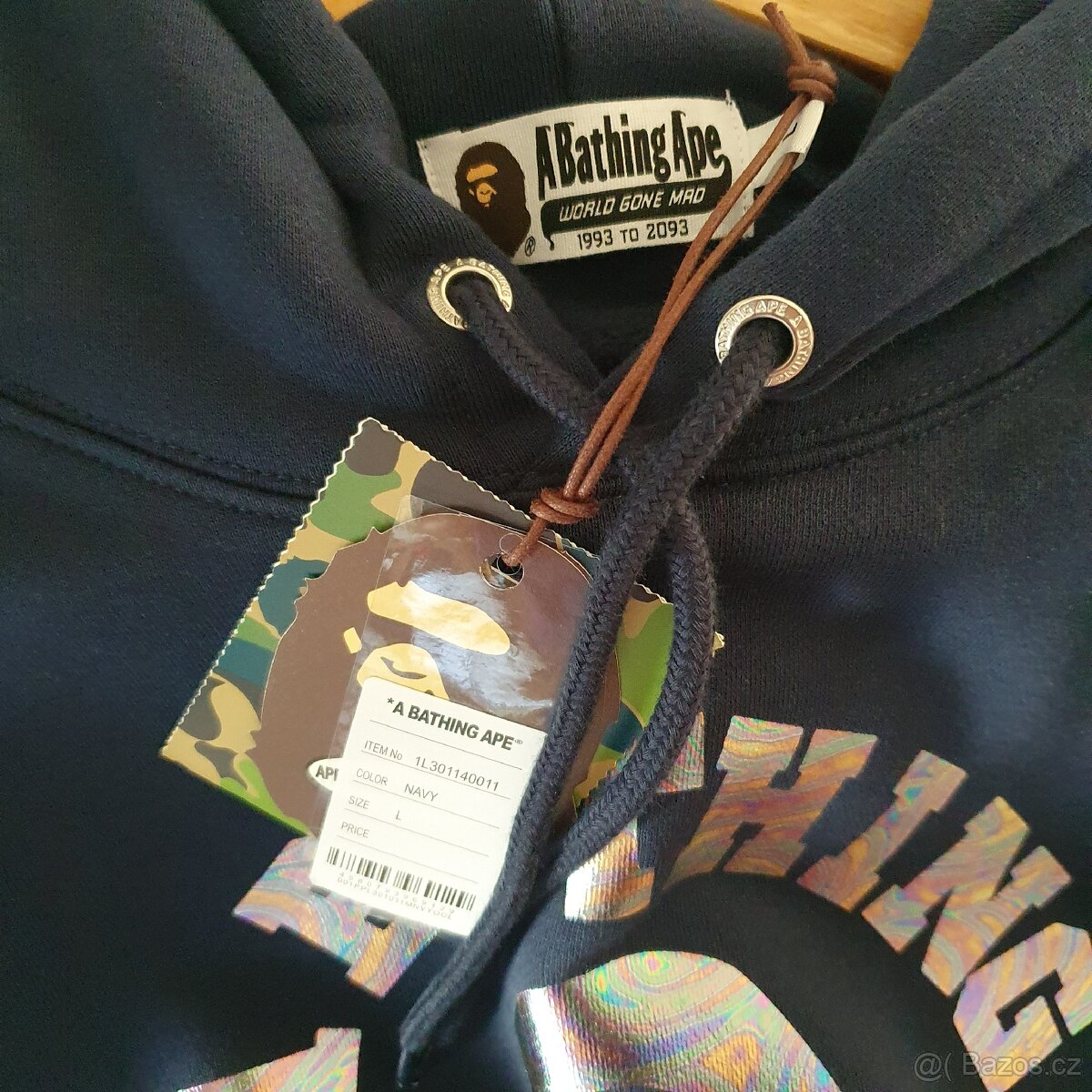 Bape tmavě modré Mikiny s kapucí - 2