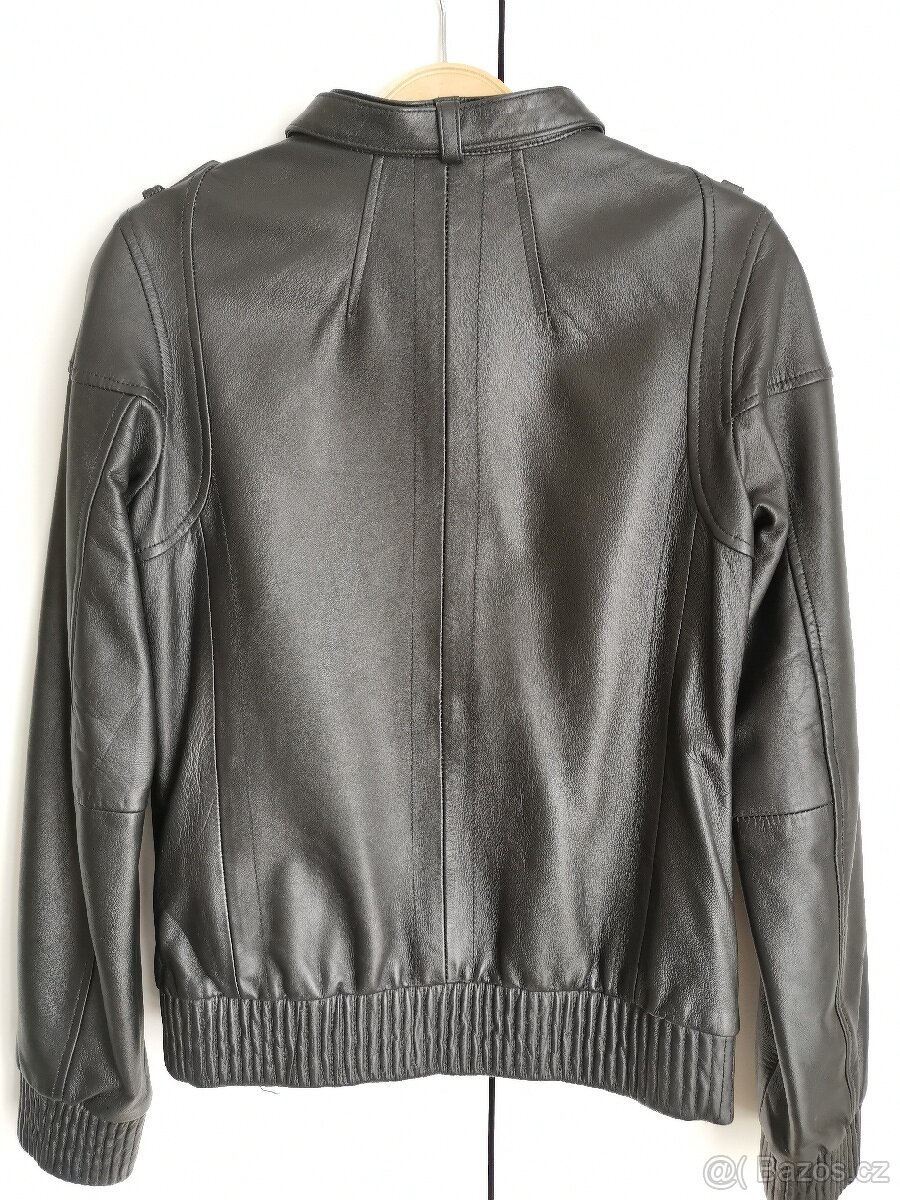 Kožená dámská bunda zn. MANGO - 2