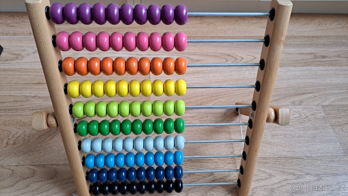 Dřevěné dětské počítadlo IKEA - 2