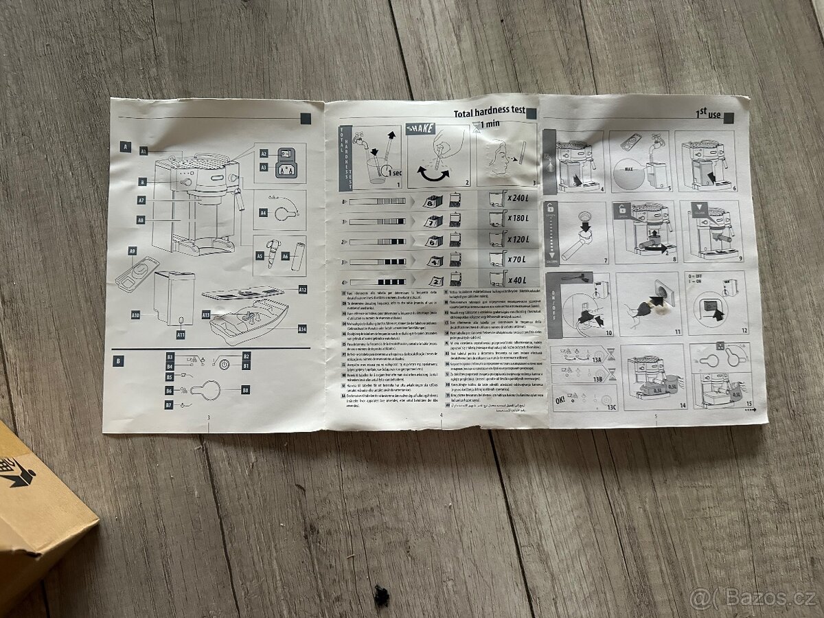 Kavovar delonghi ec 820 b - 2