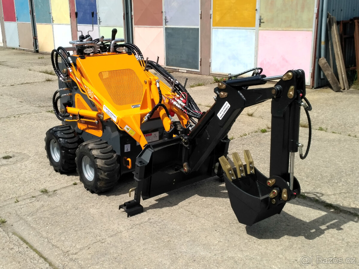 podkop na mininakladače hydraulický otočné rameno - 2