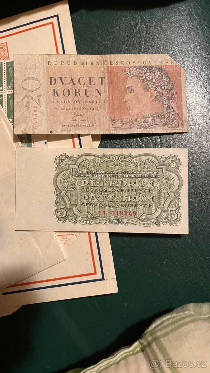 peníze, známky, Hitler, 2.světová - 2