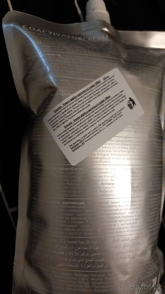 Peroxid krémový 20% alterego Italy - kadeřnické - 2