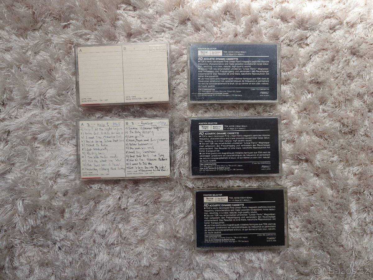 Audio kazety TDK (A, AD Made in Japan ) - 2