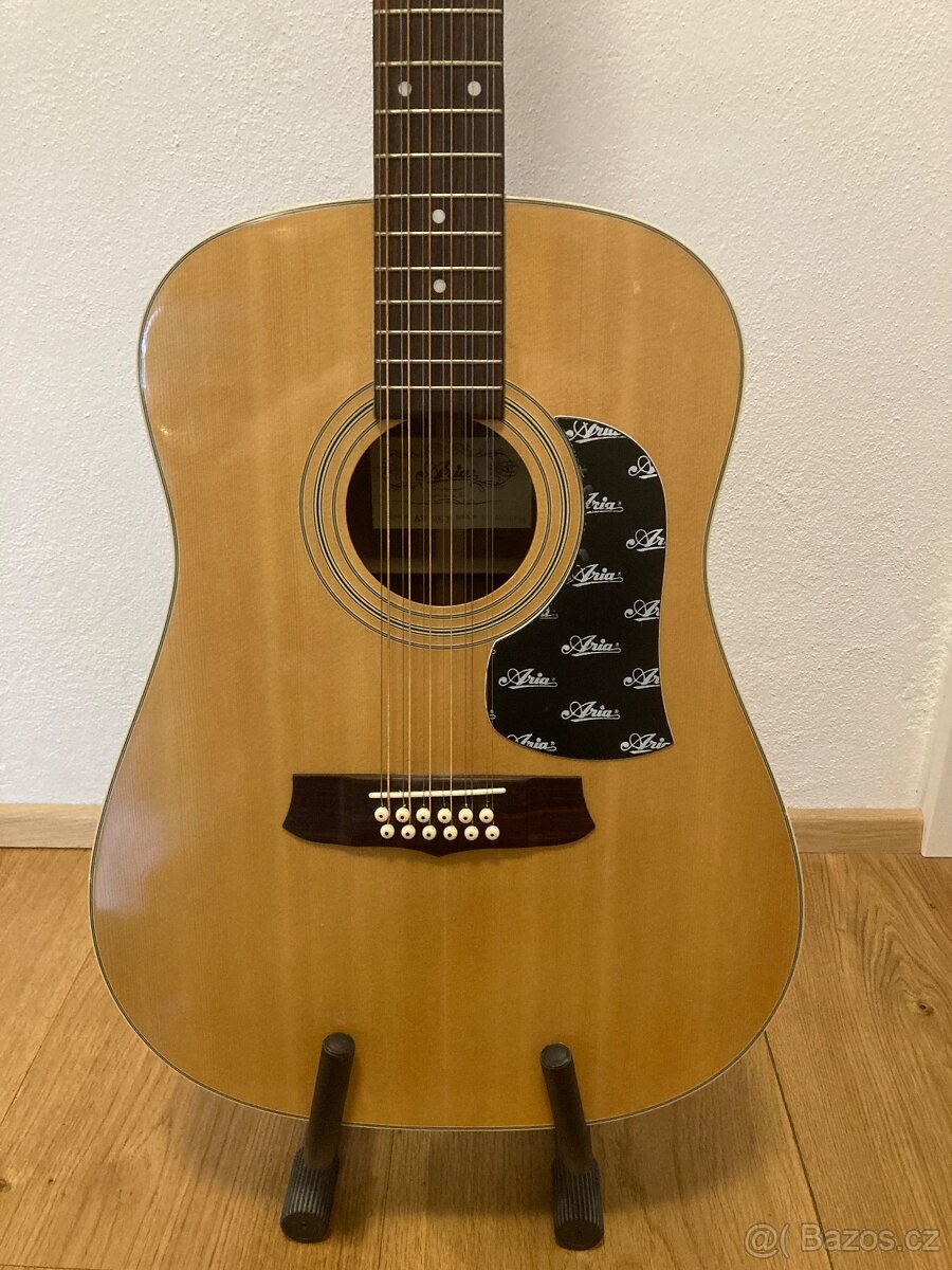 12ti strunná akustická kytara ARIA Model AW 200 T - 2