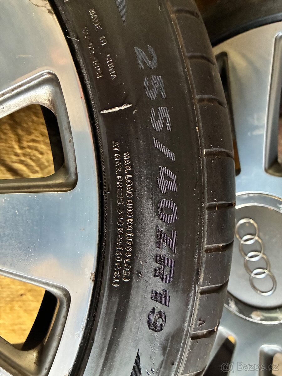 Audi A8 – sada originálních kovaných disků s pneu (OEM) - 2