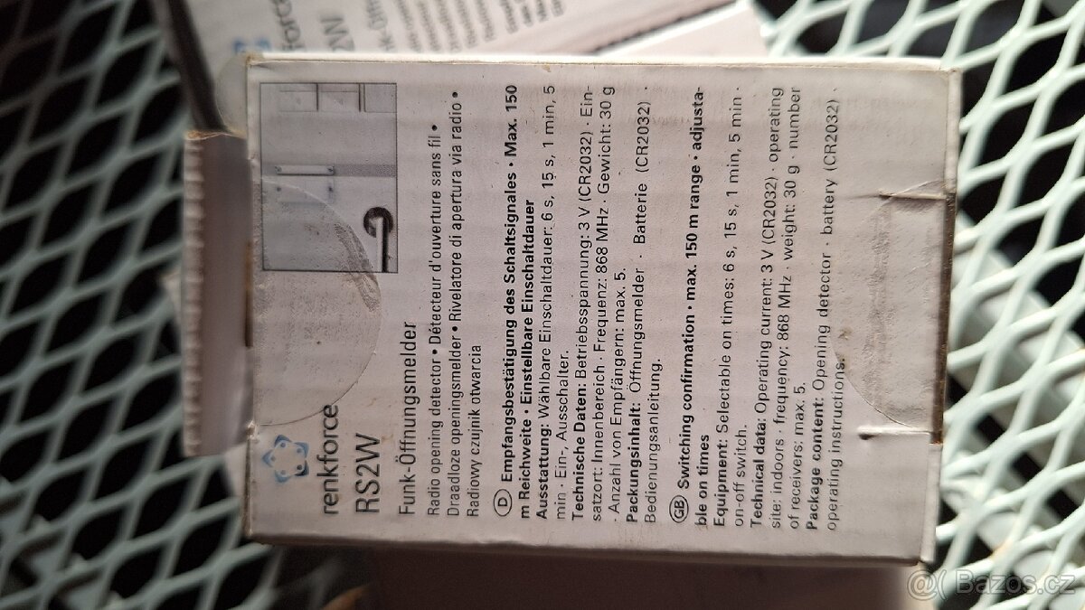 RS2W bezdrátový dveřní nebo okení otvírač 4ks cena za vše - 2