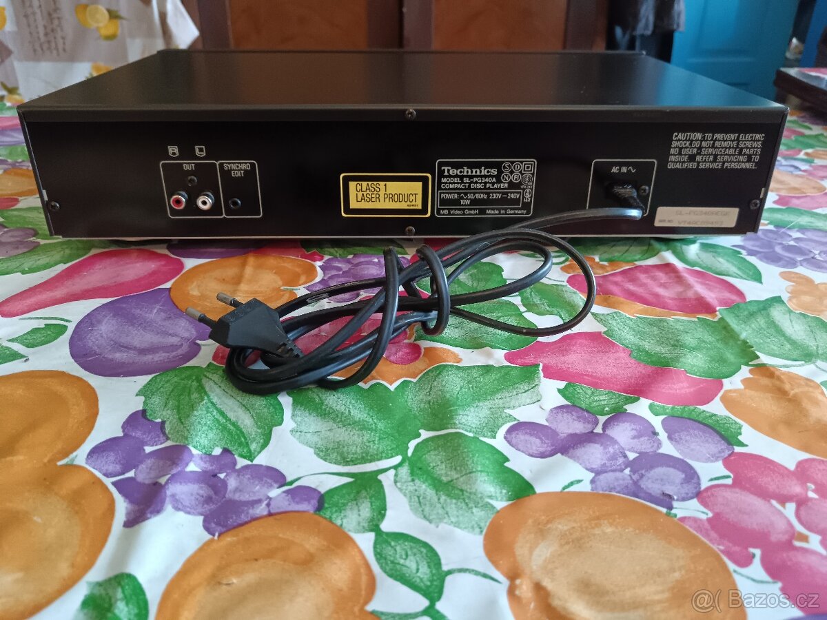COMPACT DISC PLAYER/TECHNICS SL-PG340A/MASH/JAPAN - 2