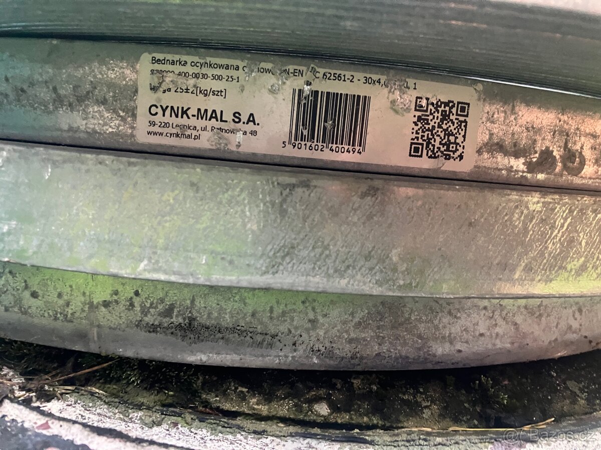 zemnici pasek 30/4 pozink 25kg - 2