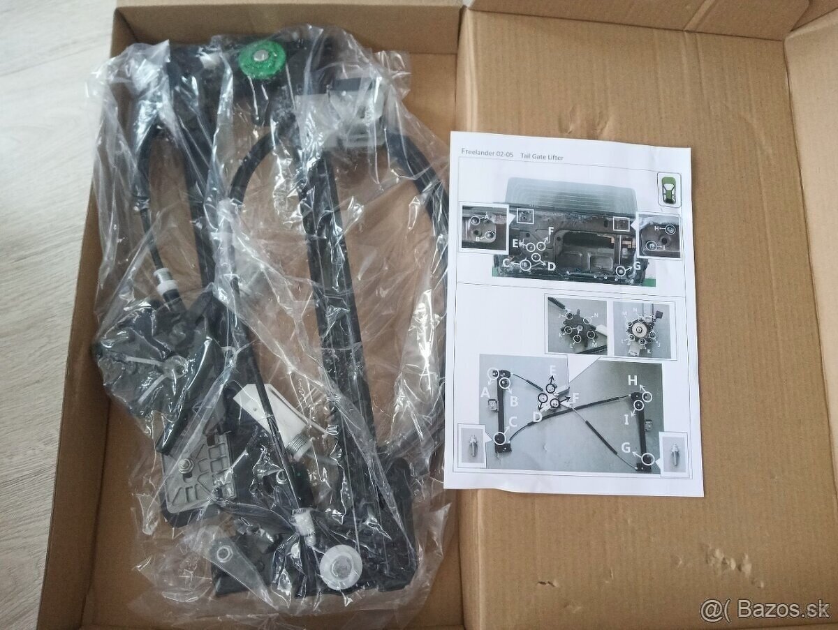 Freelander 1 stahovacka, stahovanie zadneho kufroveho okna - 2