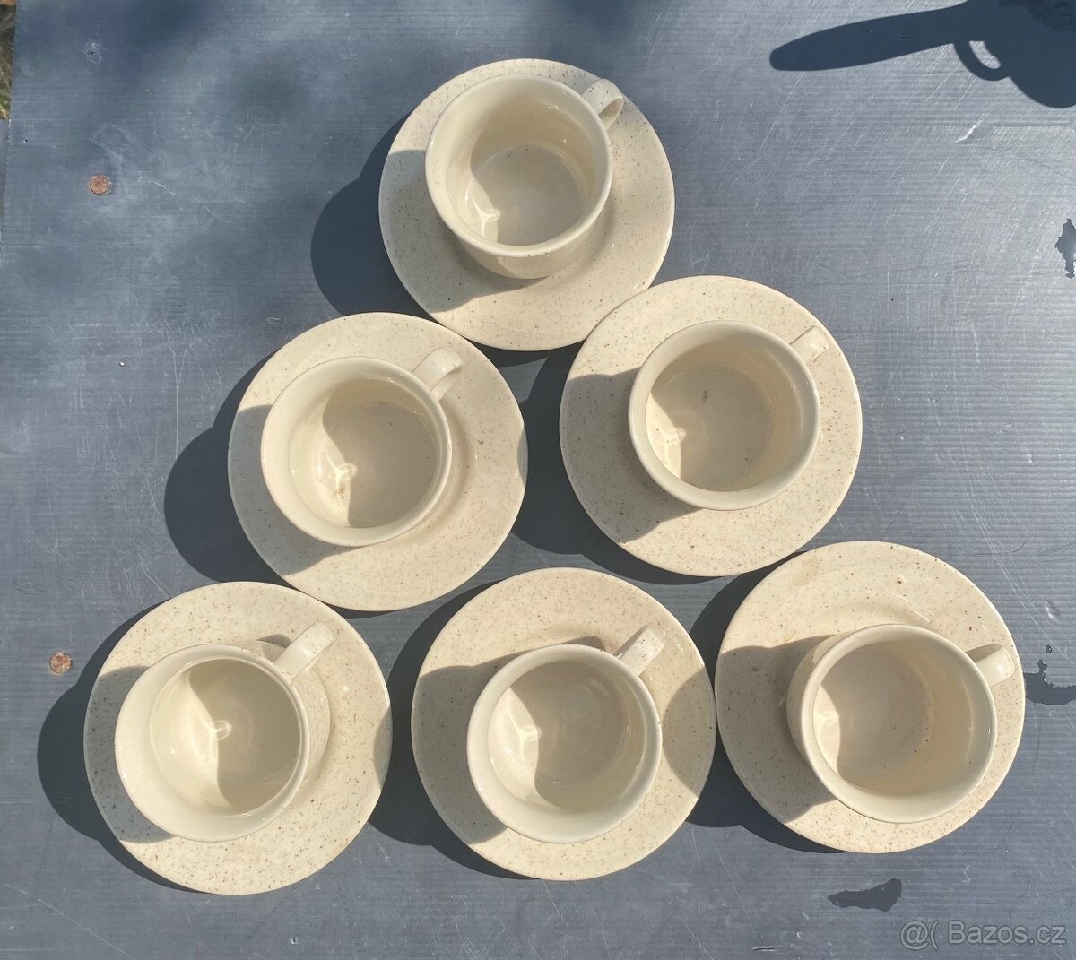 Sada 6ks hrníčků s podšálky - 2