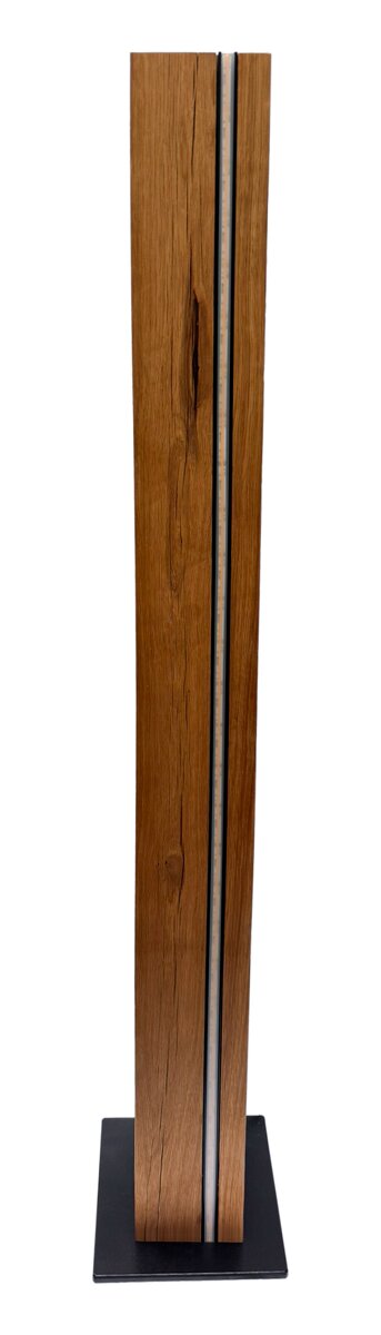 Designová dubová stojací lampa s LED a stmívačem (140 cm) - 2