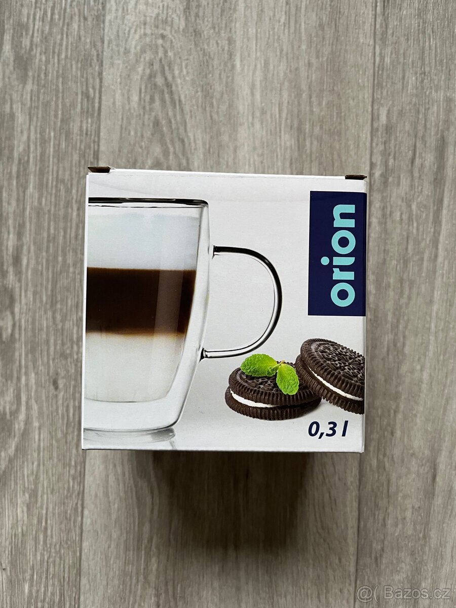 Dvoustěnný hrnek DOUBLE 0,3l ORION nový - 2