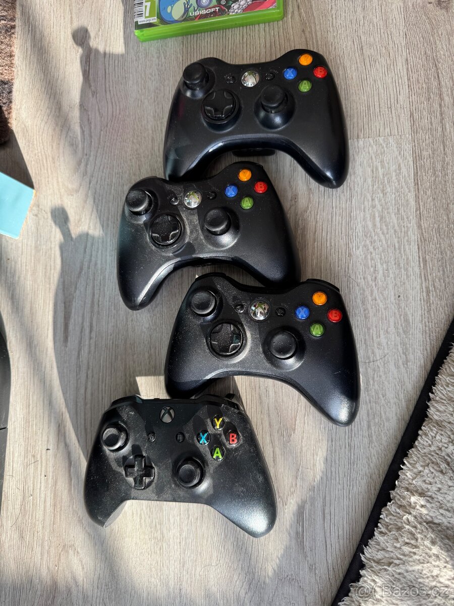 Xbox360, 4x ovladac, mnoho her, kyberkamera - 2