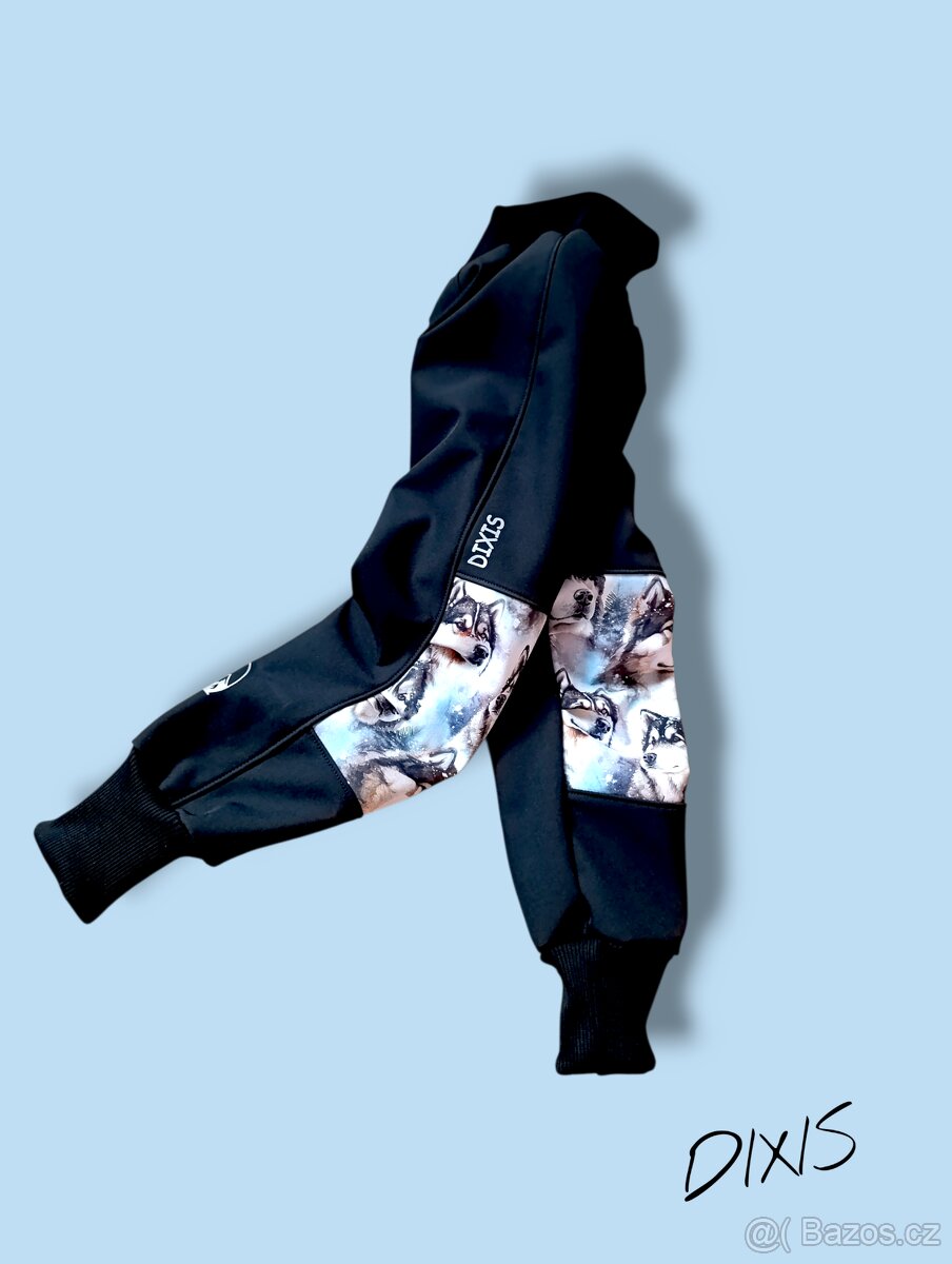 Softshellové kalhoty - tvarované kolena - 2