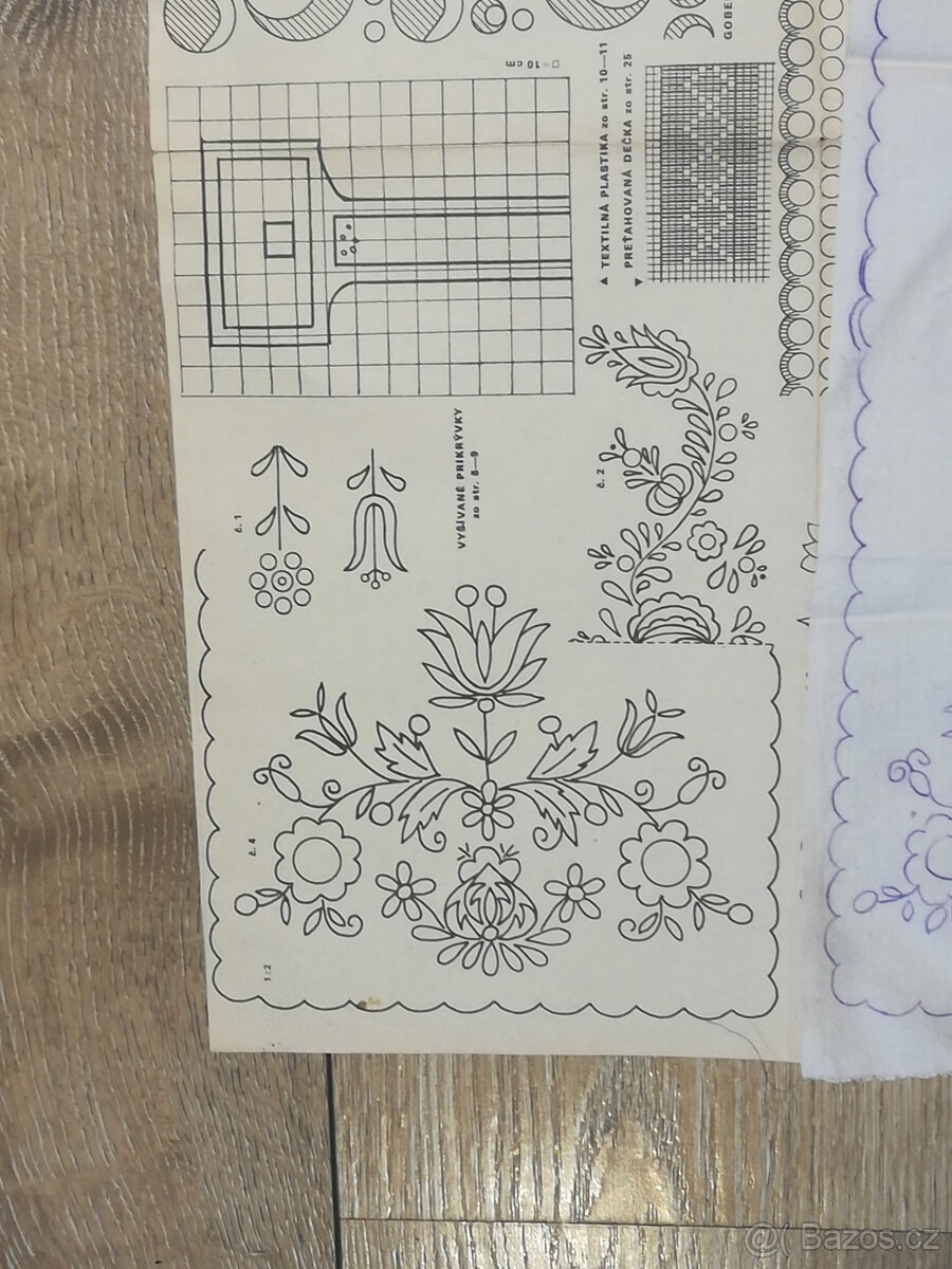 Podklad pro vyšívání - 2