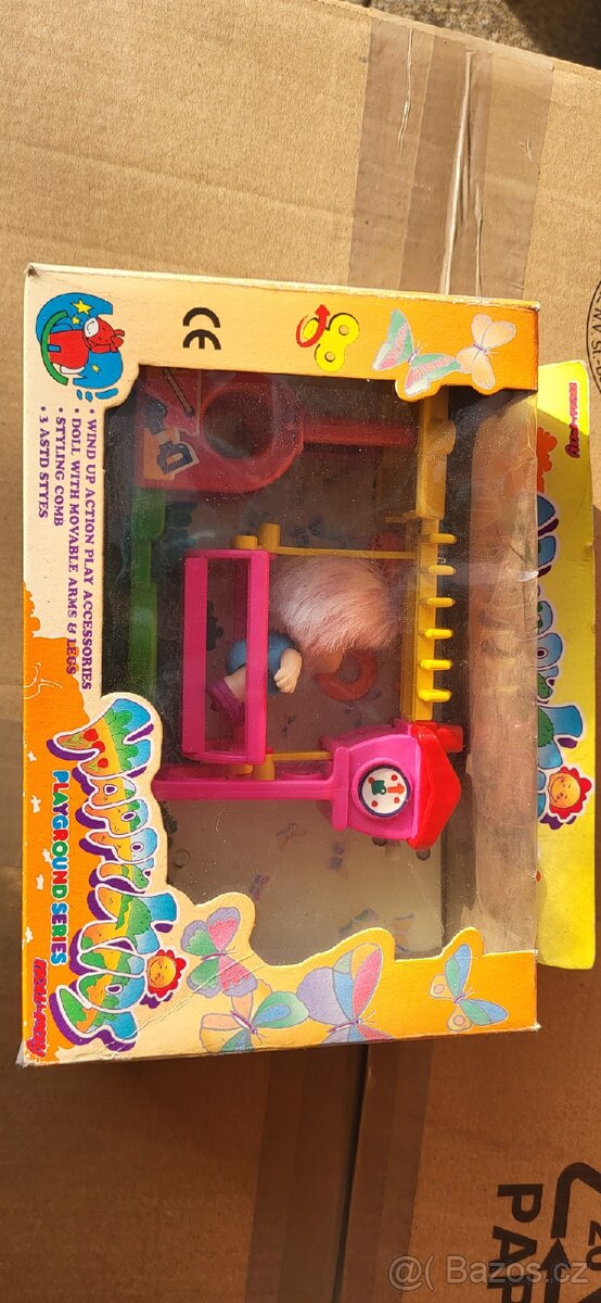 Retro hračka panenka s kolebkou - 2