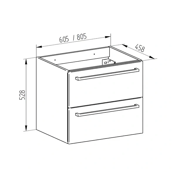 Umyvadlo se skříňkou - 2