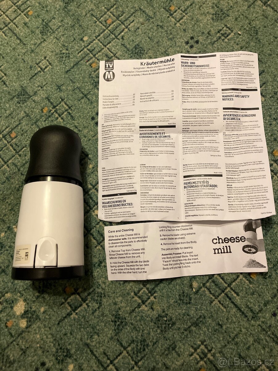 Mlýnek na sýr, bylinky - 2