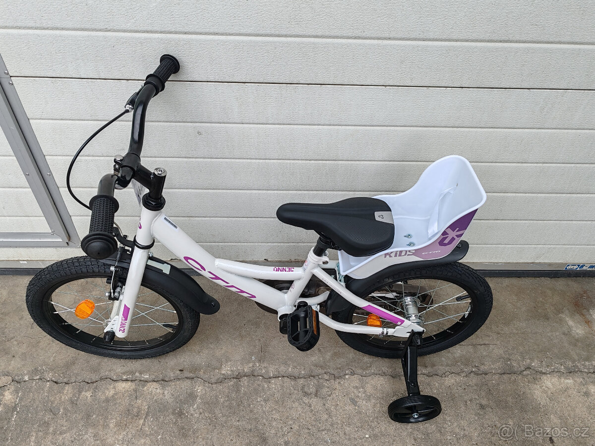 Dětské kolo CTM JENNY bílé - 2