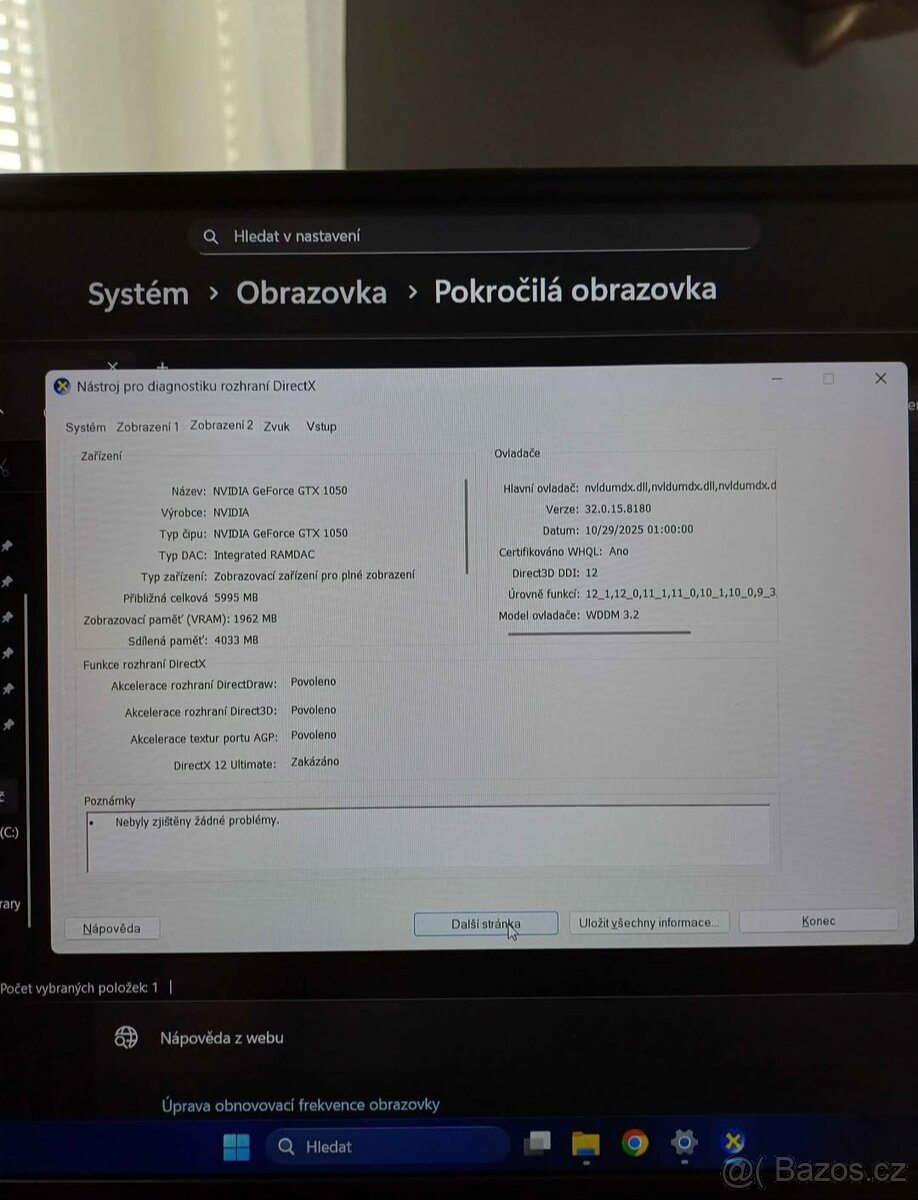 Herní notebook Lenovo legion 5 - 2