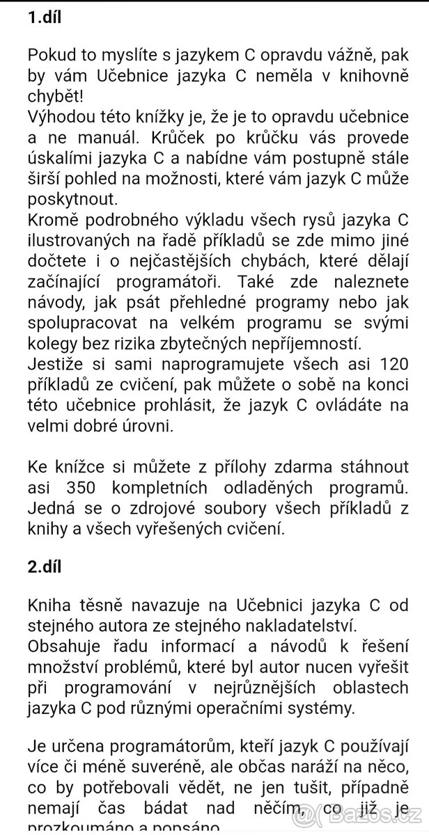 Učebnice jazyka k programování, 1.+2.díl - 2