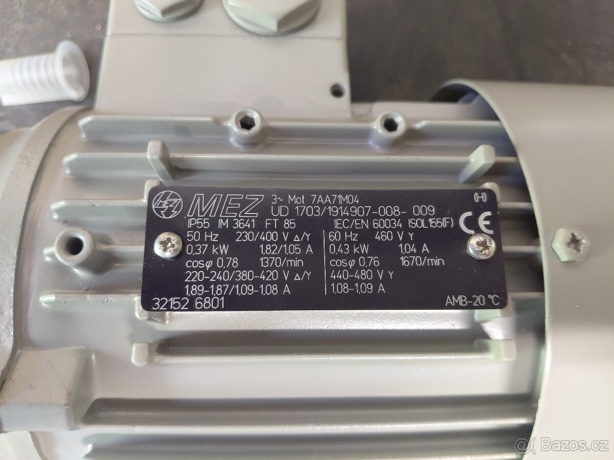 Elektromotor s prevodovko - 2