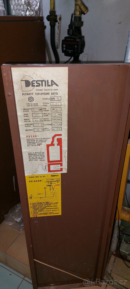Plynový kotel Destila DPL-12 - 2