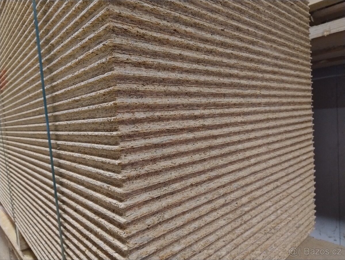 Osb desky, latě, palubky. - 2