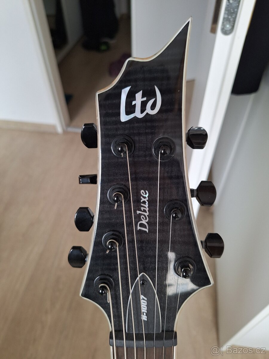 Predám gitaru ESP LTD ESP LTD H-1007FM STBLK - 2