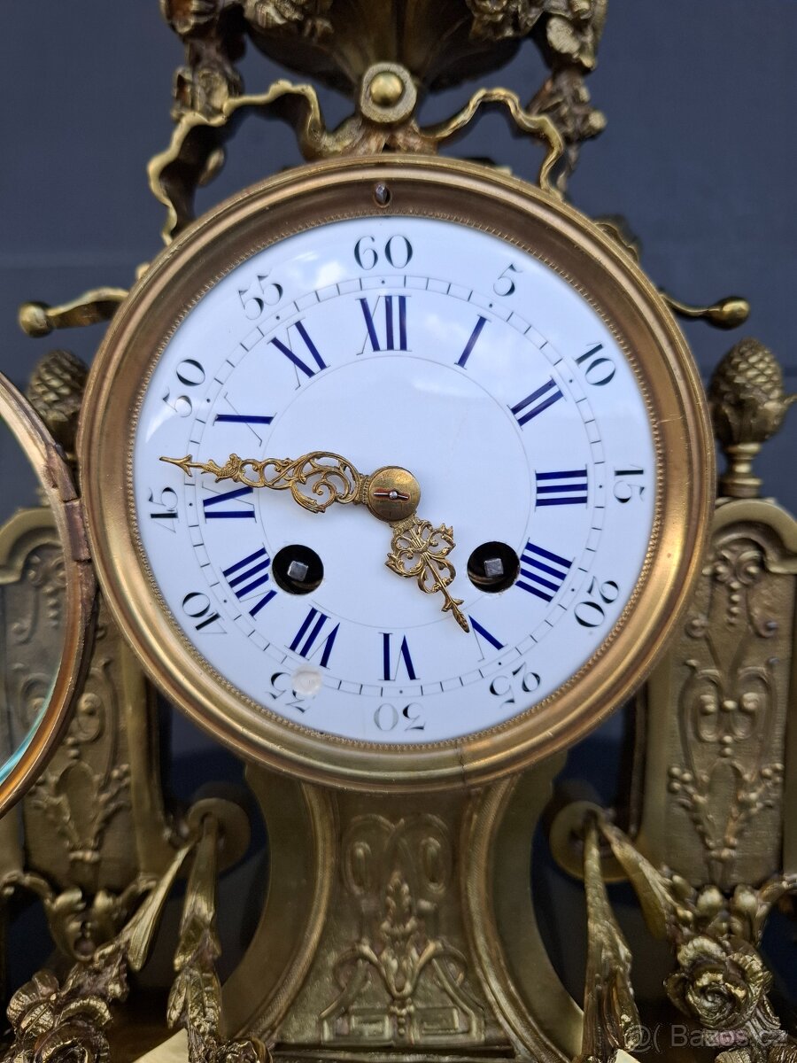 Francouzské bronzové hodiny - 2