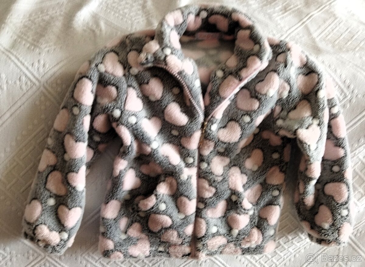 Dívčí mikina vel. 110, bunda vel. 98 - 2