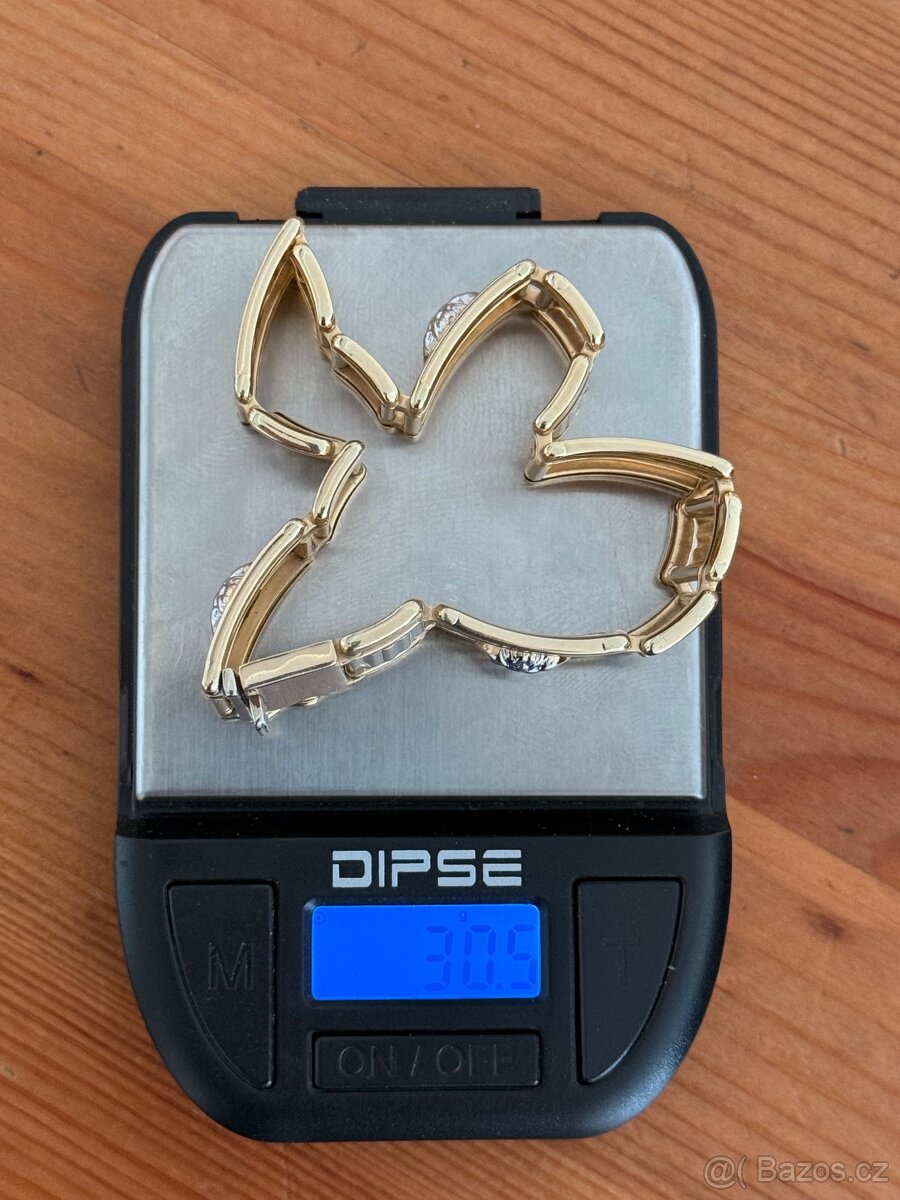 Zlatý náramek Versace 585/1000 30,5G - 2