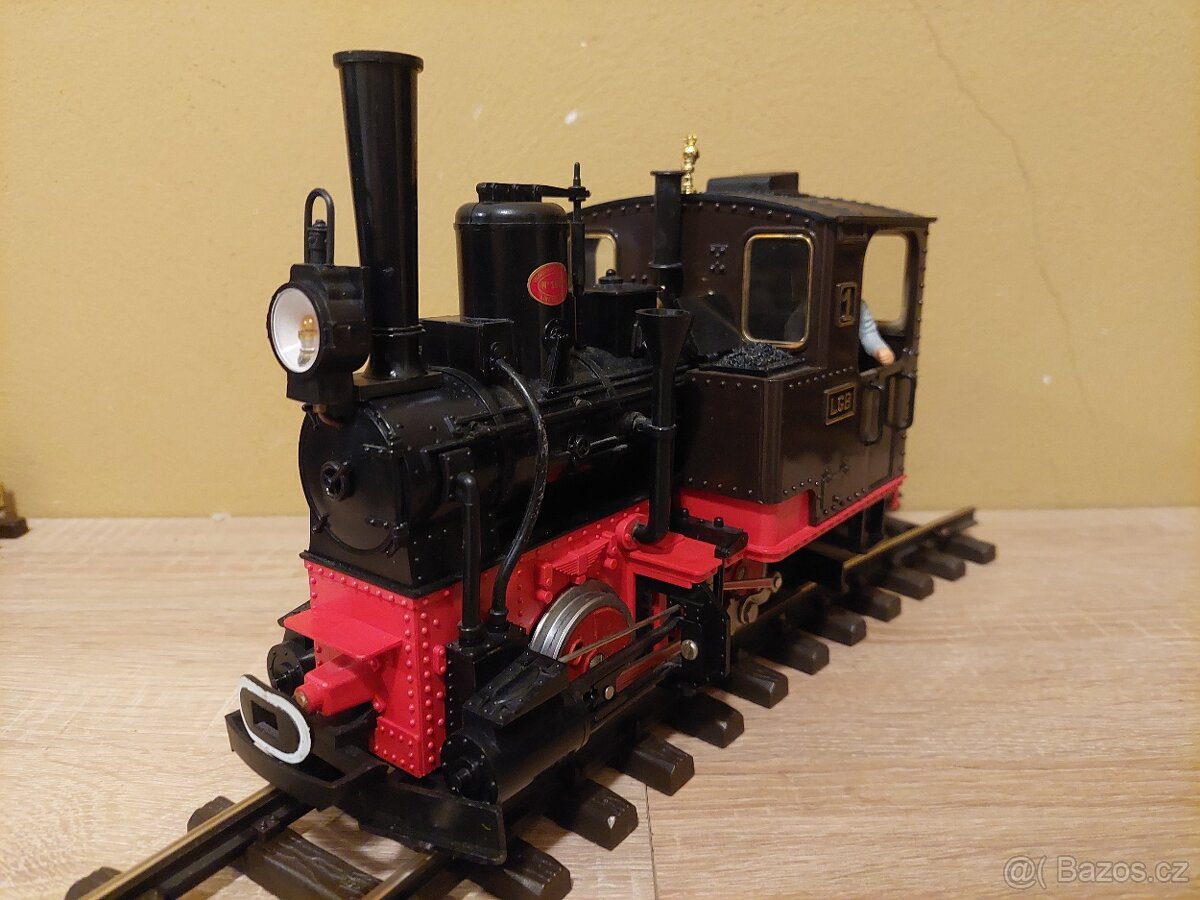 LGB parní lokomotiva Stainz 1 - zahradní železnice - 2