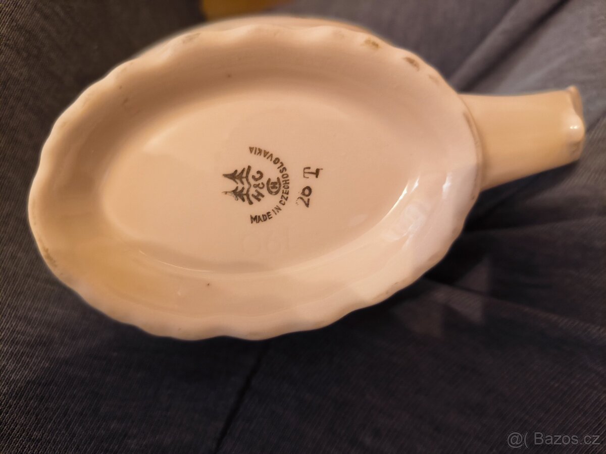 Růžový porcelán - lázeňské pítko -Karlovy Vary - 2