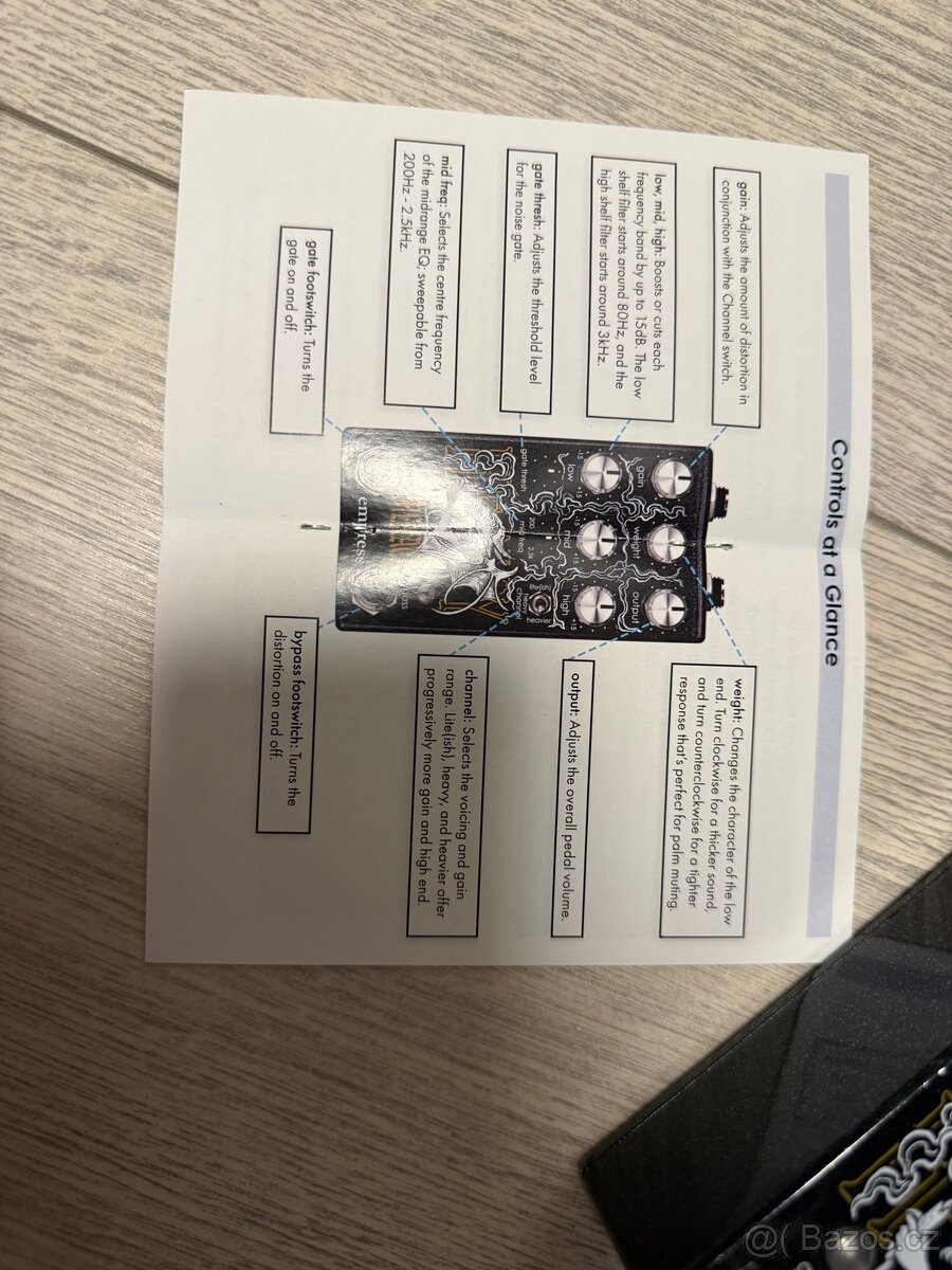 Prodám pedálový efekt empress heavy menace - 2