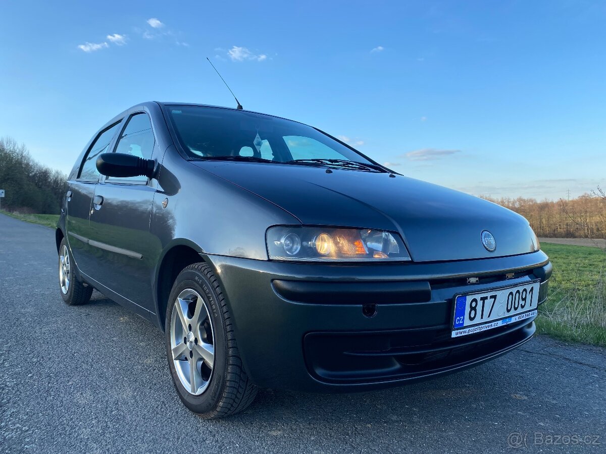 FIAT PUNTO II. 1.2 8v 44kW ŠEDÁ rok 2002 - 2
