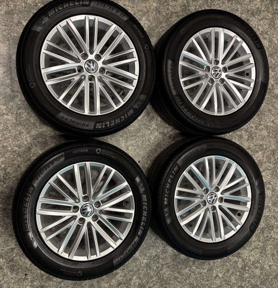 Alu kola 17 Audi/VW/Škoda 5x112 + pneu letní 235/55 r17 - 2