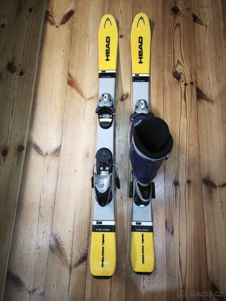 Dětské lyže HEAD velikost 107 celý set - 2