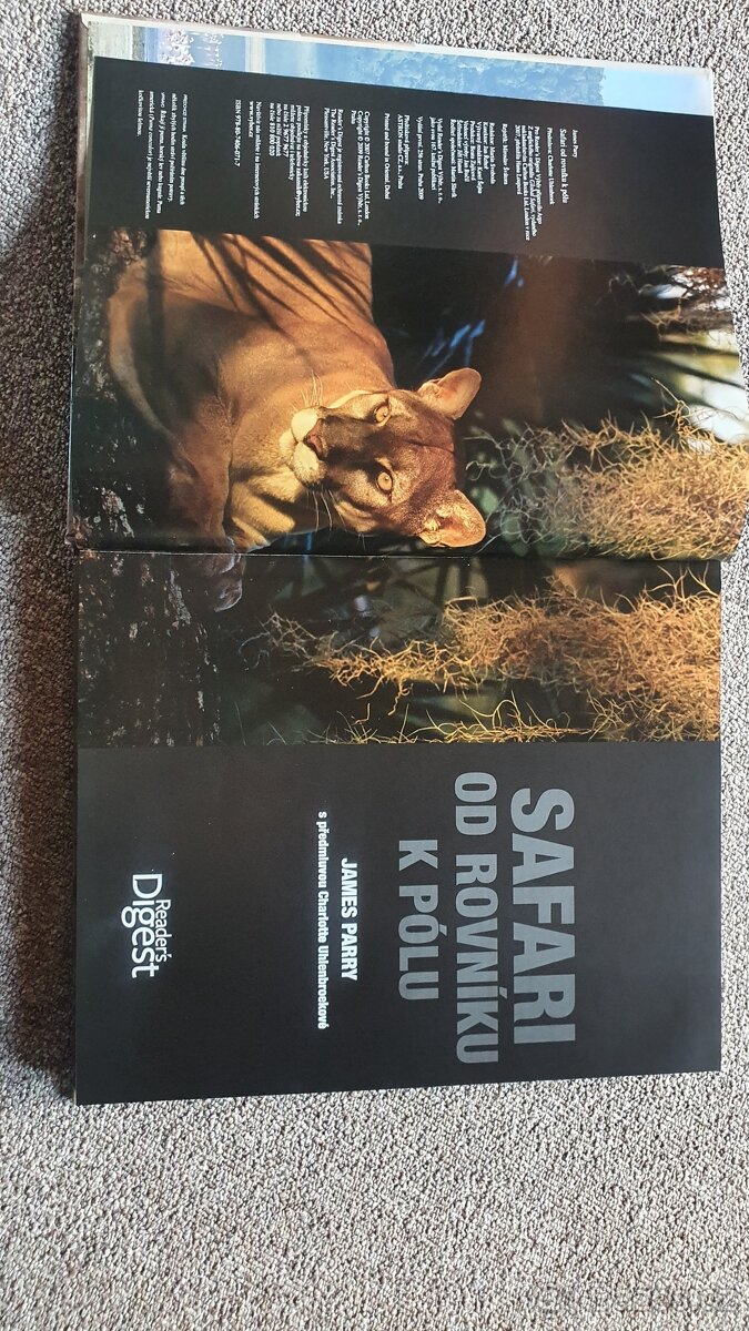 SAFARI OD ROVNÍKU K PÓLU - James Parry - Readers Digest - 2