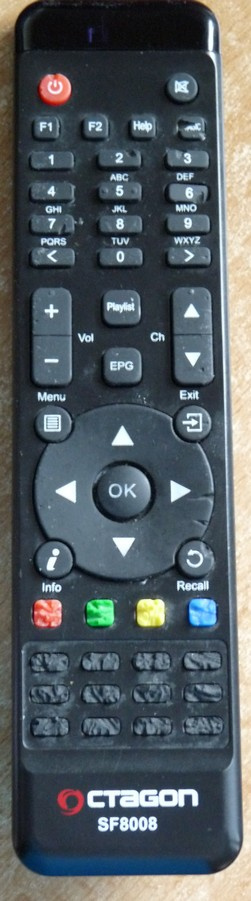 Dálkový ovladač Octagon SF8008 - 2