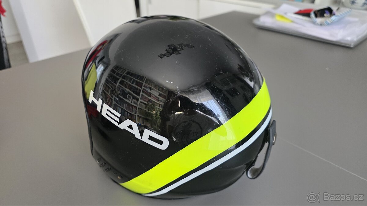 Lyžařská přilba HEAD JR + brýle. - 2