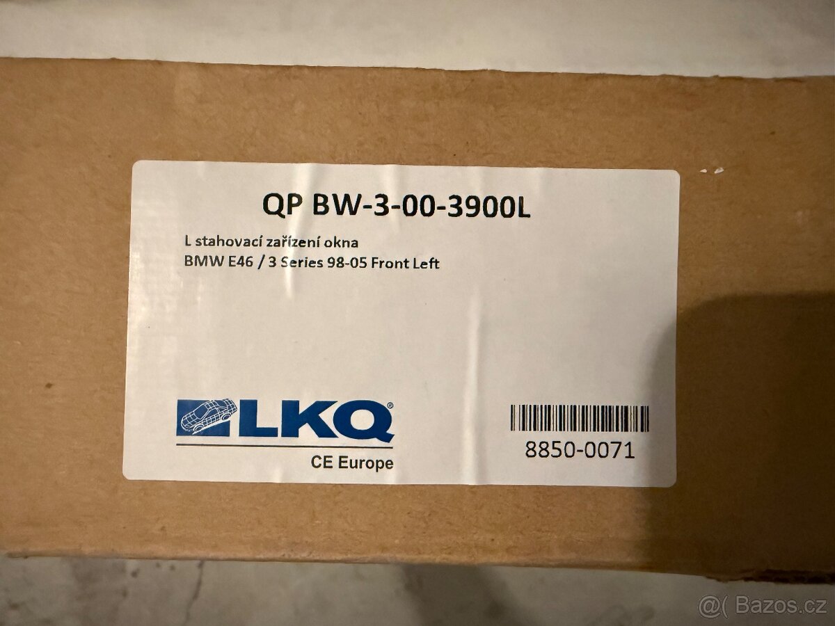 BMW E46 Coupe, stahovačka okna řidičova strana - 2