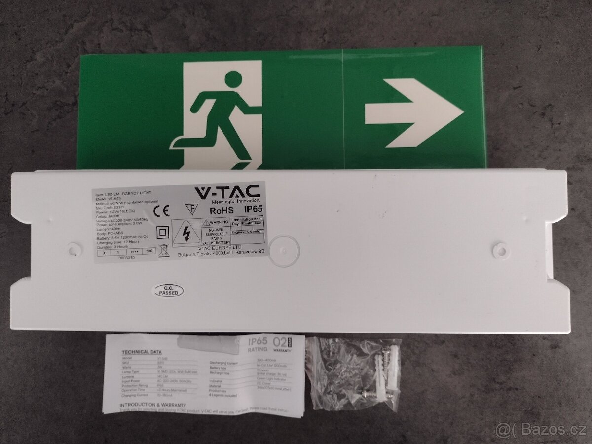 Nouzové osvětlení LED V-Tac - 2