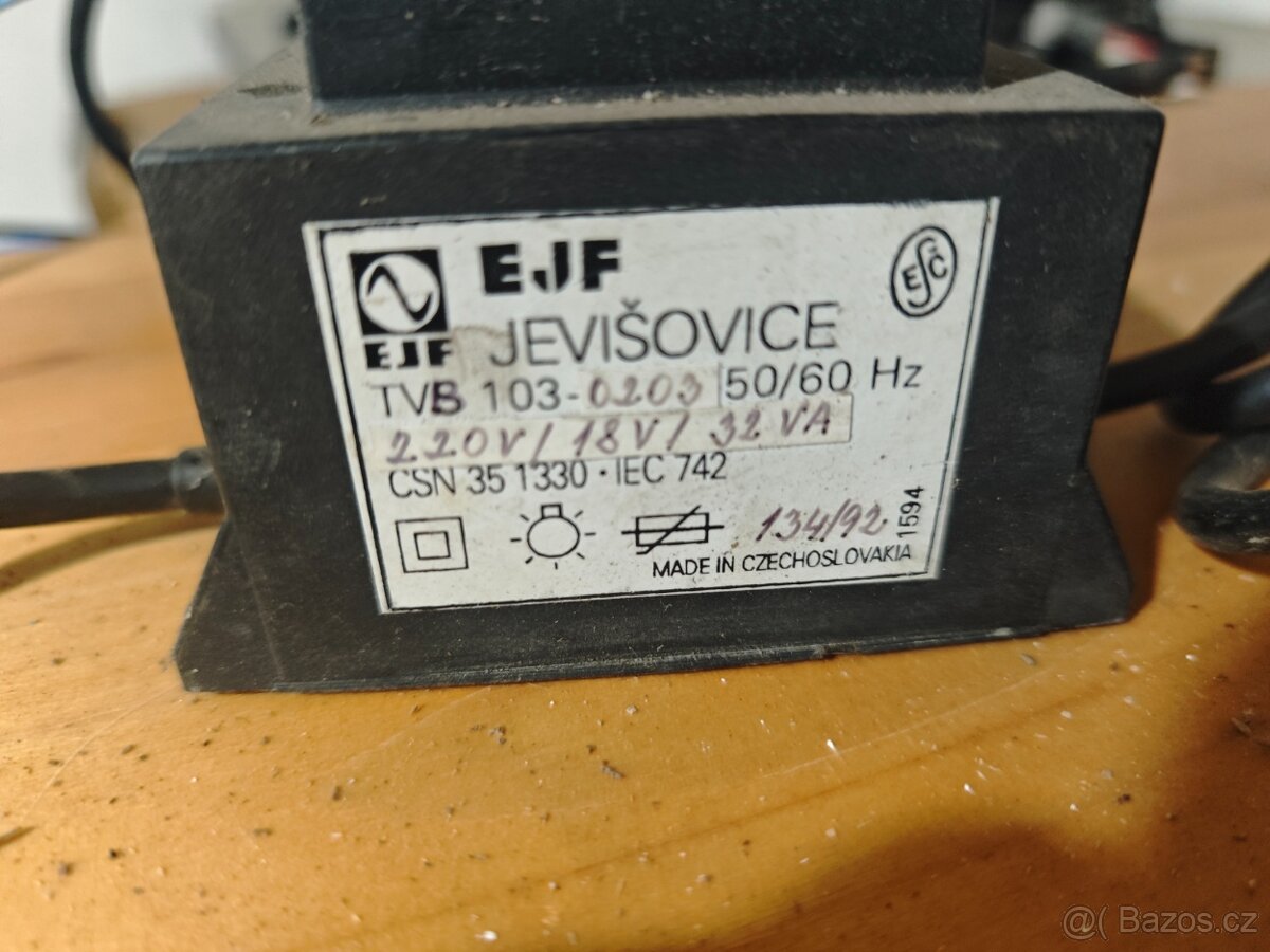 Trafo transformátor EJF Jevišovice 220V / 18V 32VA - 2