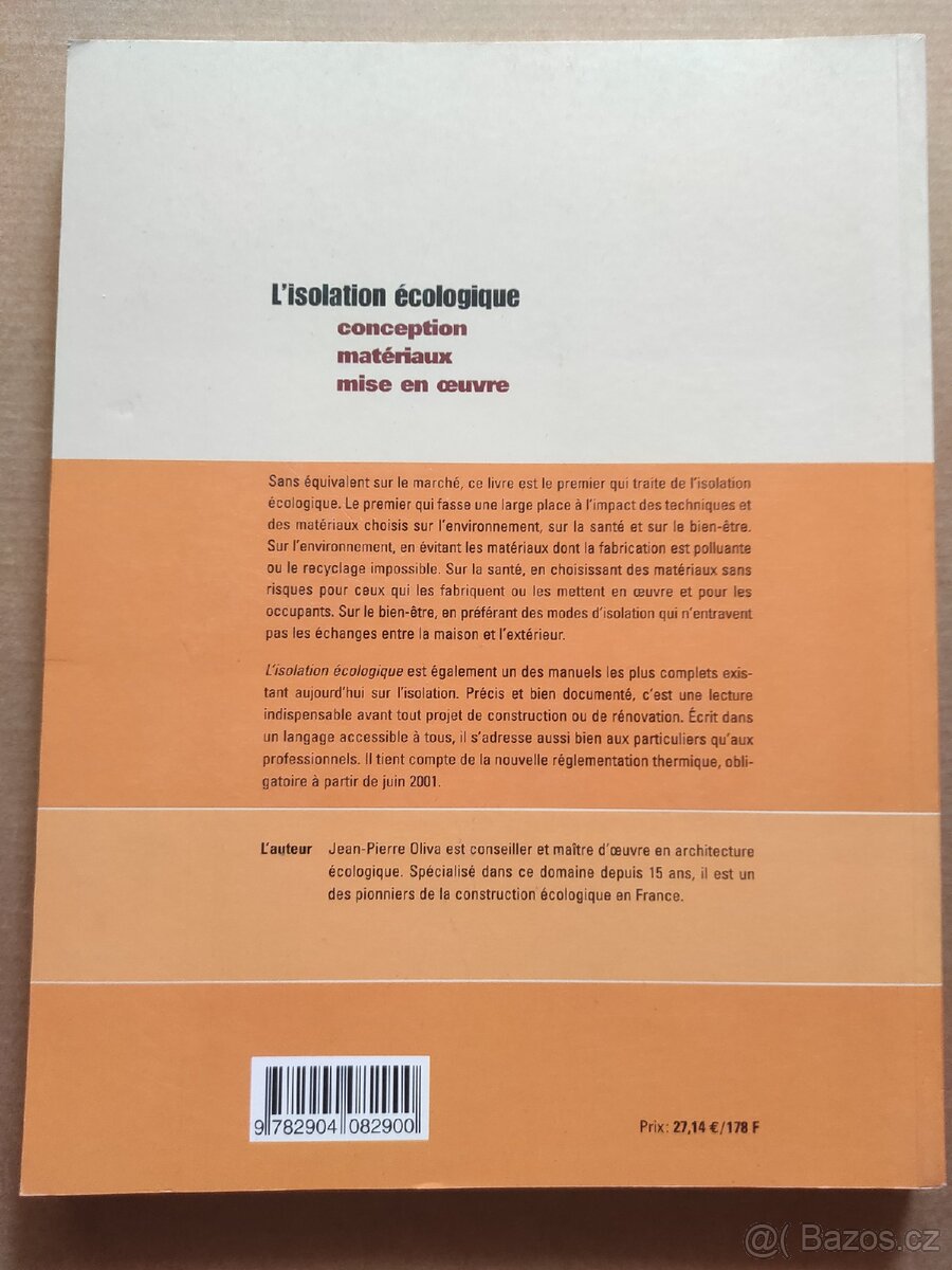 Kniha L'isolation écologique: Conception, matériaux, mise e - 2