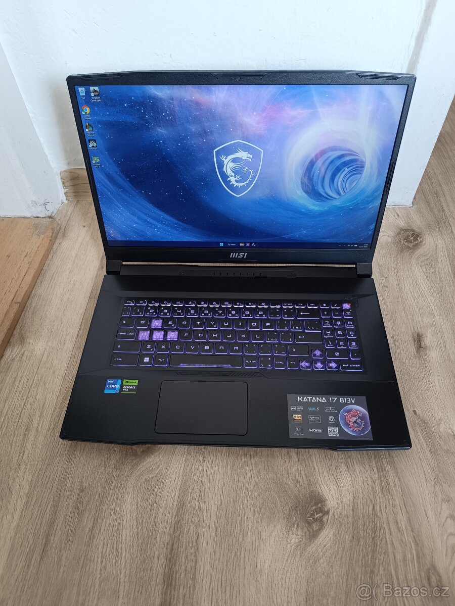 Prodám Herní Notebook MSI Katana 17 (i7,RTX 4070) - 2