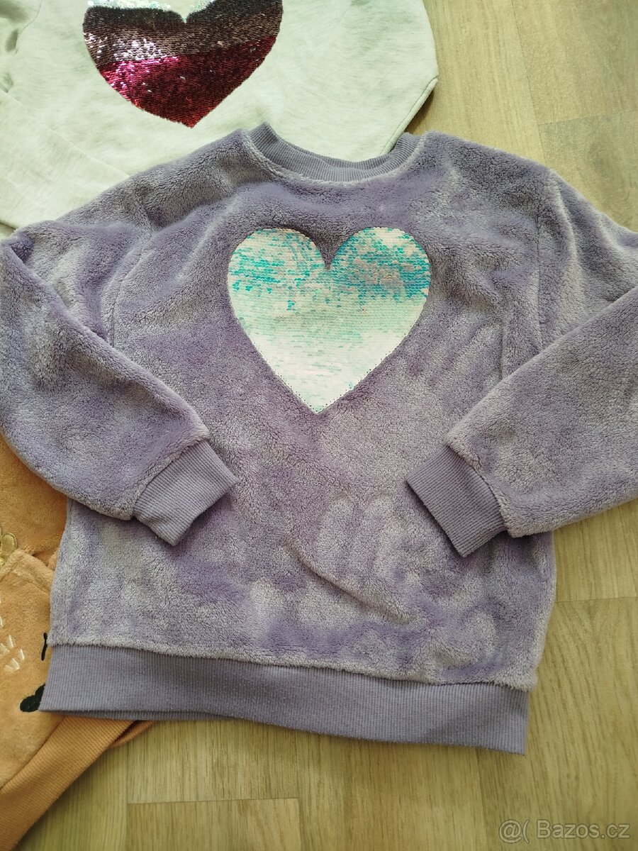Balíček mikina H&M, vel.128 - 2