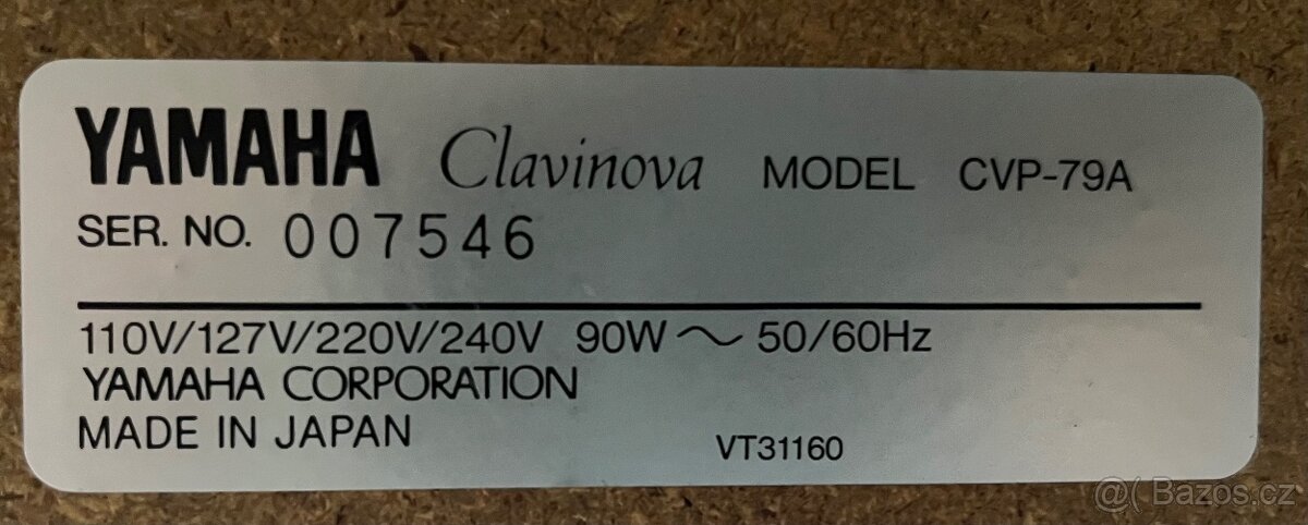 Yamaha Clavinova CVP-79A - 2